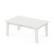 POLYWOOD Coffee Table, 22 5/16" x 36" - White