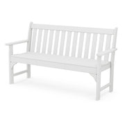 POLYWOOD Bench, 60 1/2" Wide - White