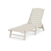 POLYWOOD Adjustable Chaise, 27" x 78 1/2" - Sand