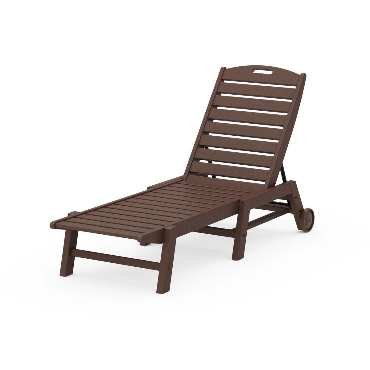POLYWOOD Adjustable Chaise, 27" x 78 1/2" - Mahogany