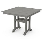 POLYWOOD PL81 Table, 37 5/8" Wide - Slate Gray