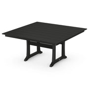 POLYWOOD PL85 Table, 59 3/8" Wide - Black