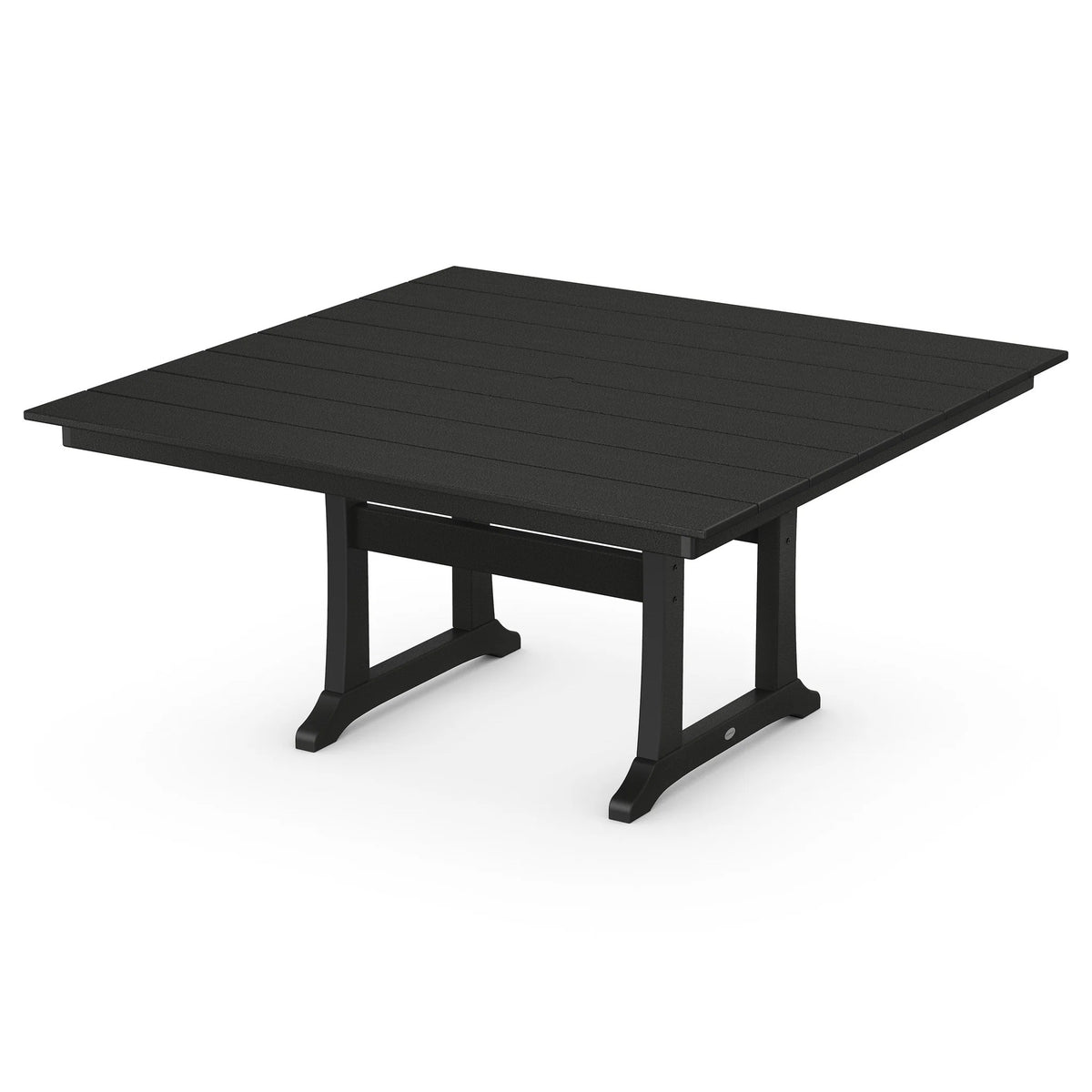 POLYWOOD PL85 Table, 59 3/8" Wide - Black