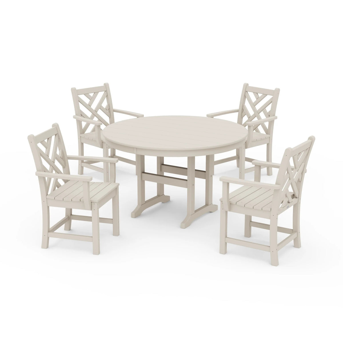 POLYWOOD PWS122-1 Table, 48" Wide - Beige