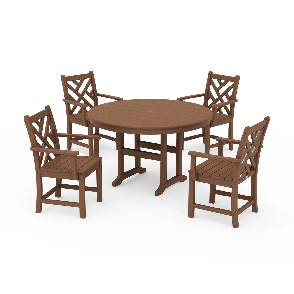 POLYWOOD PWS122-1 Table, 48" Wide - Brown