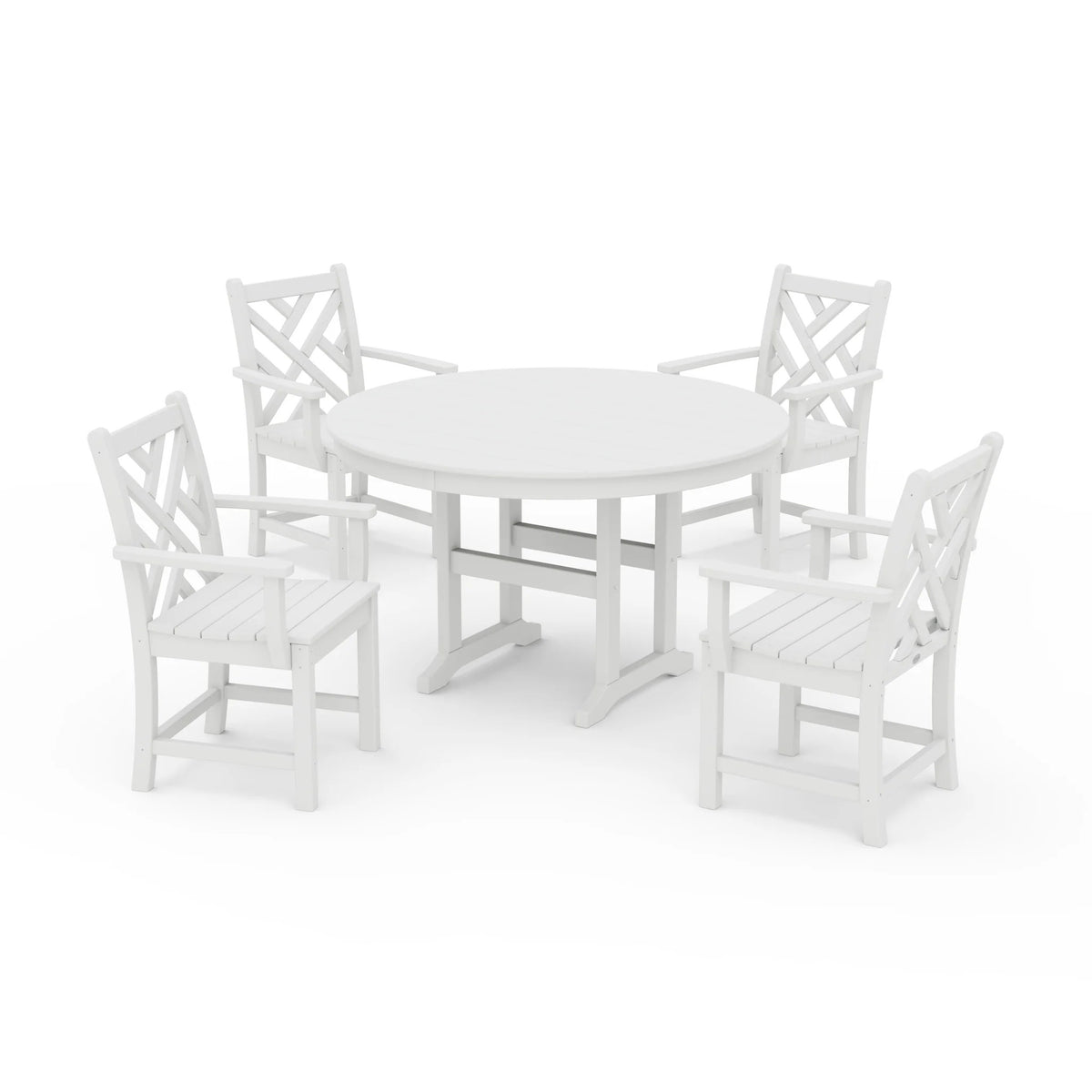 POLYWOOD PWS122-1 Table, 48" Wide - White