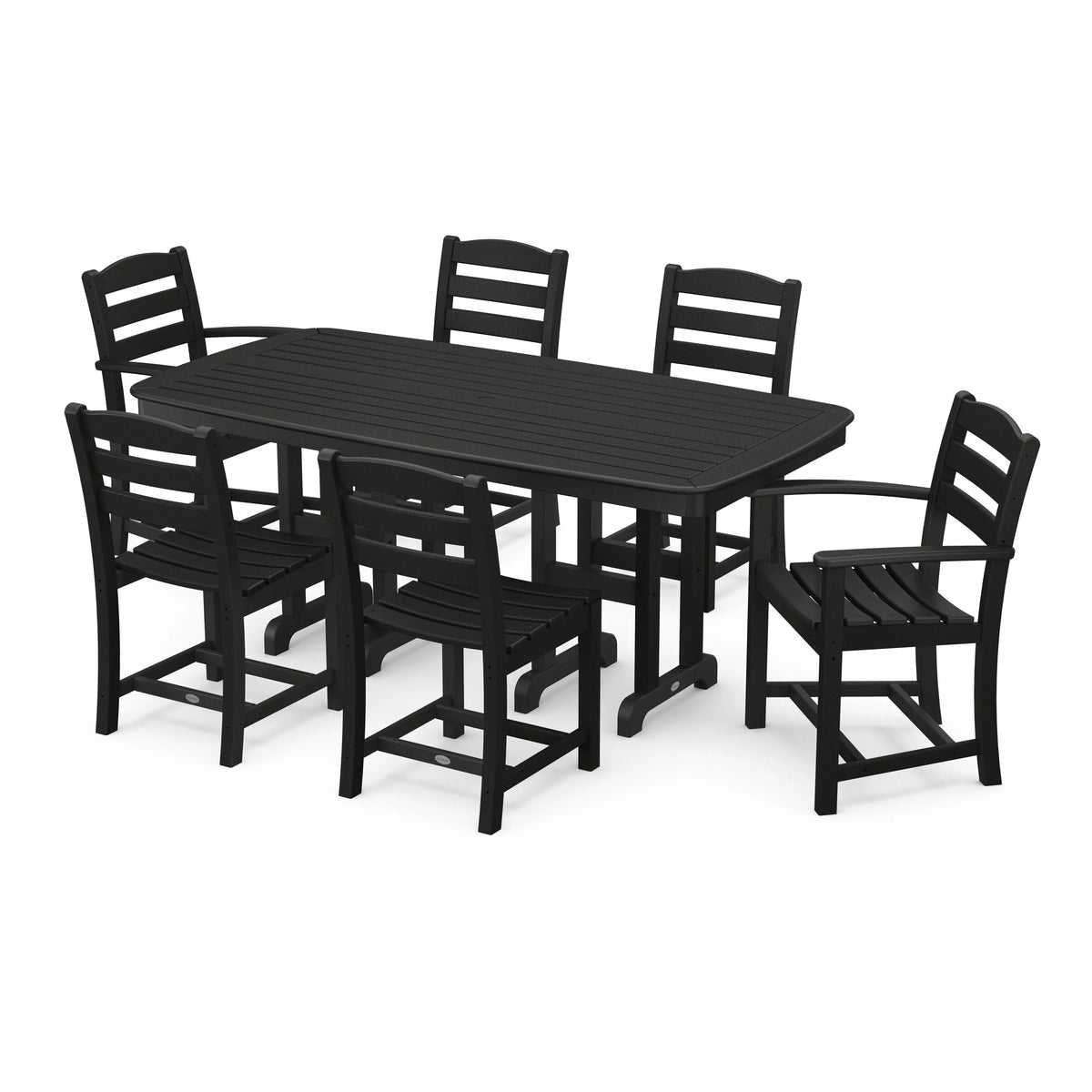 POLYWOOD PWS131-1-BL Table, 71 1/2" Wide, Black - photo 3