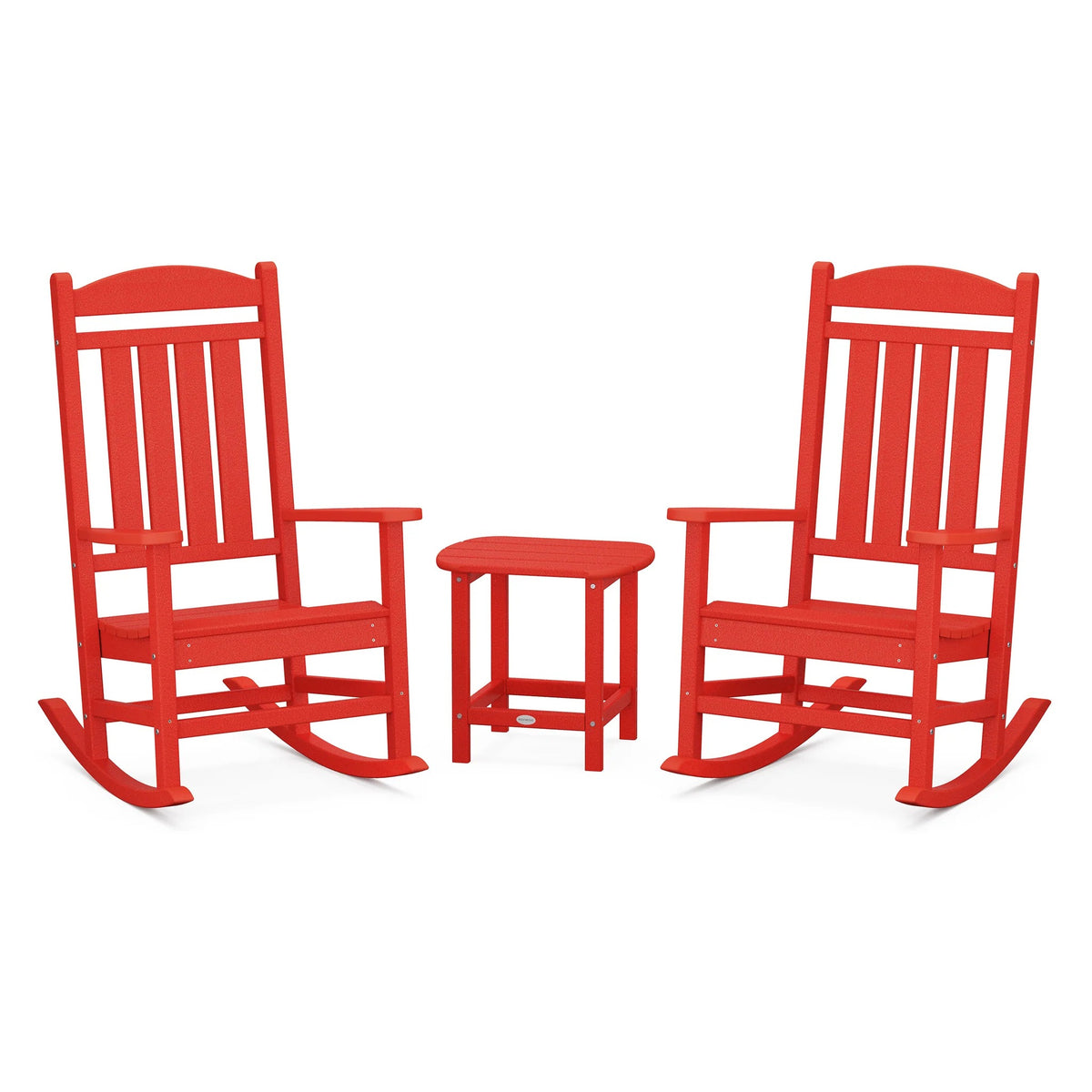 POLYWOOD PWS166-1 Set, 15" Wide - Sunset Red