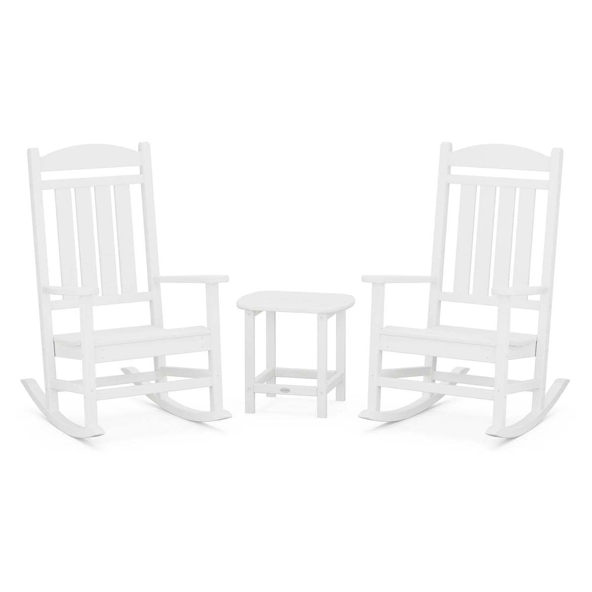 POLYWOOD PWS166-1 Set, 15" Wide - White