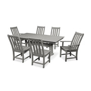 POLYWOOD PWS340-1 Table, 72 1/4" Wide - Slate Gray