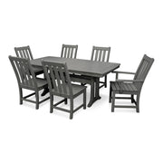 POLYWOOD PWS343-1 Table, 73" Wide - Slate Gray