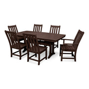 POLYWOOD PWS343-1 Table, 73" Wide - Mahogany