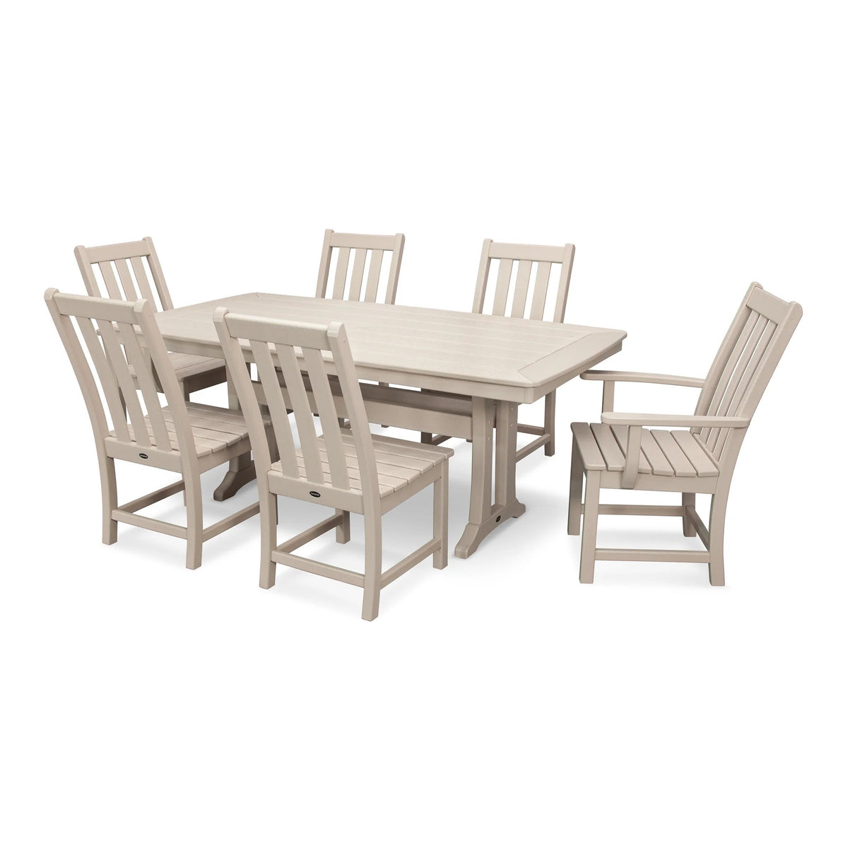 POLYWOOD PWS343-1 Table, 73" Wide - Sand