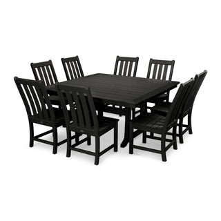 POLYWOOD PWS406-1 Table, 59 1/2" Wide - Black