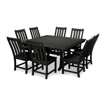 POLYWOOD PWS406-1 Table, 59 1/2" Wide - Black