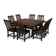 POLYWOOD PWS406-1 Table, 59 1/2" Wide - Mahogany