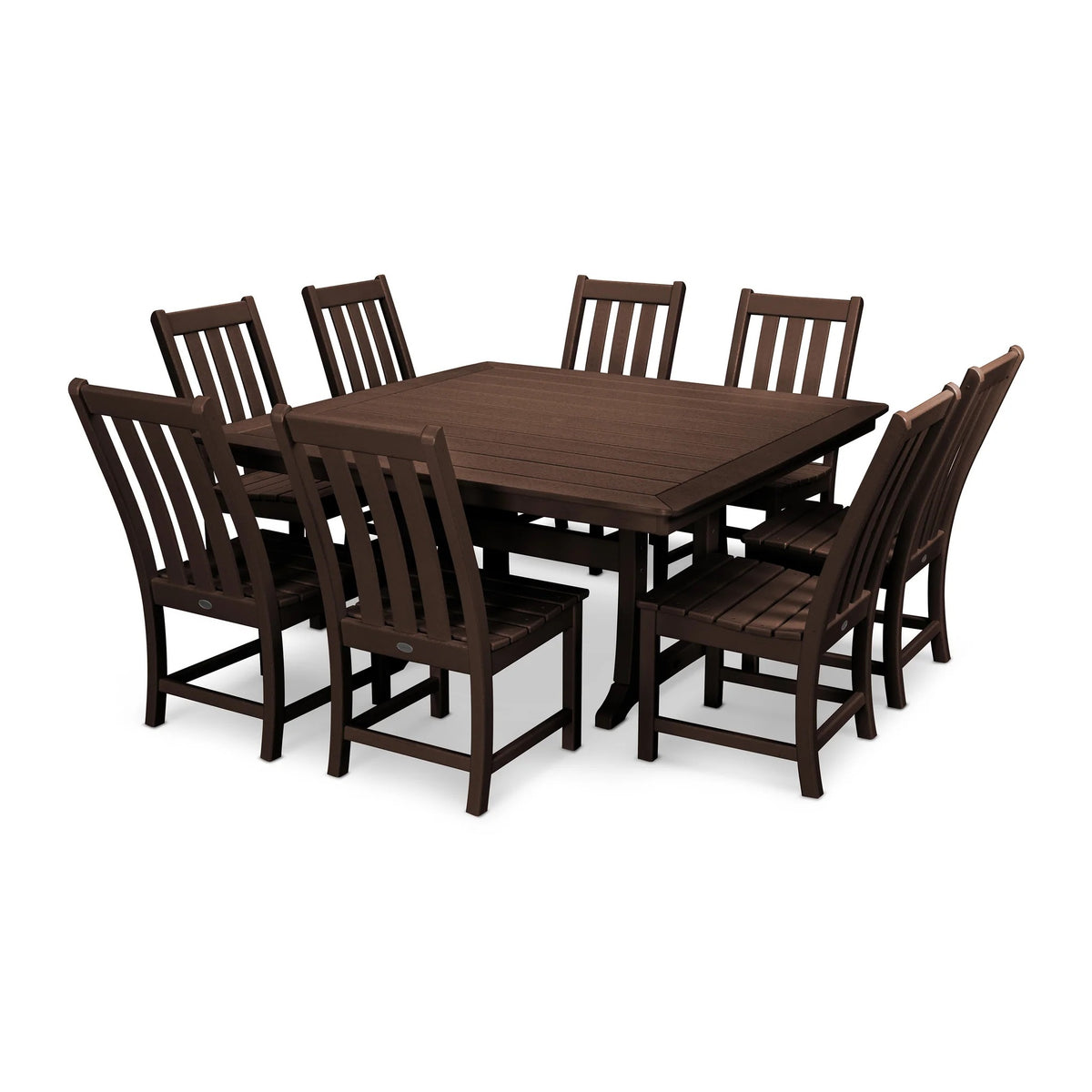 POLYWOOD PWS406-1 Table, 59 1/2" Wide - Mahogany