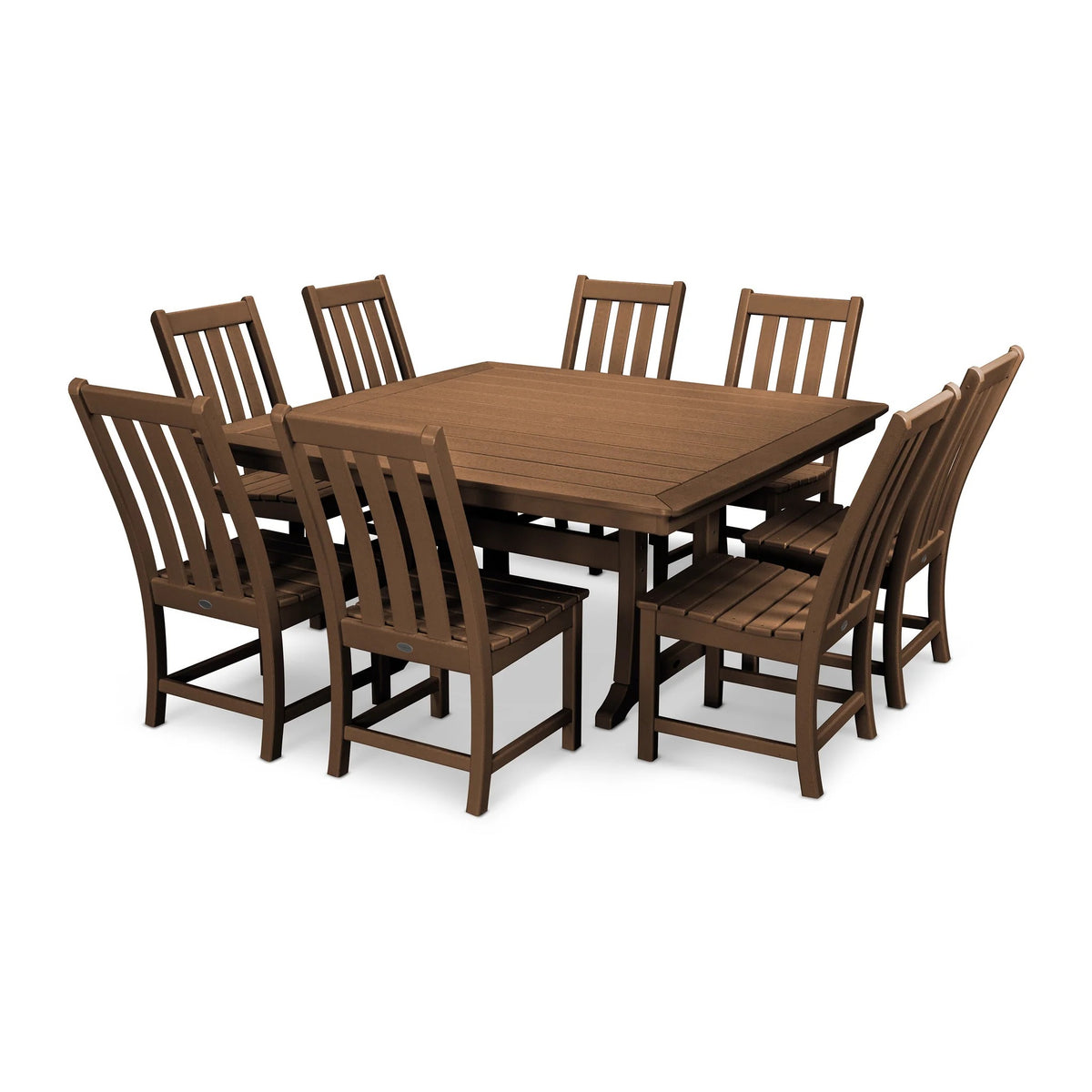 POLYWOOD PWS406-1 Table, 59 1/2" Wide - Teak