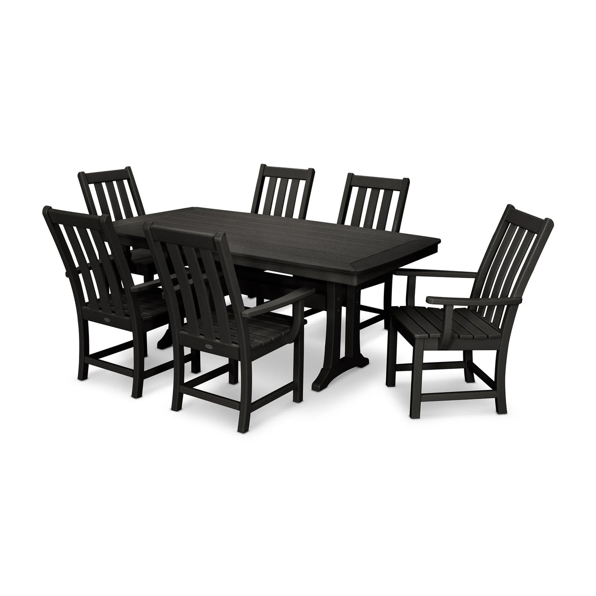 POLYWOOD PWS407-1 Table, 73" Wide - Black