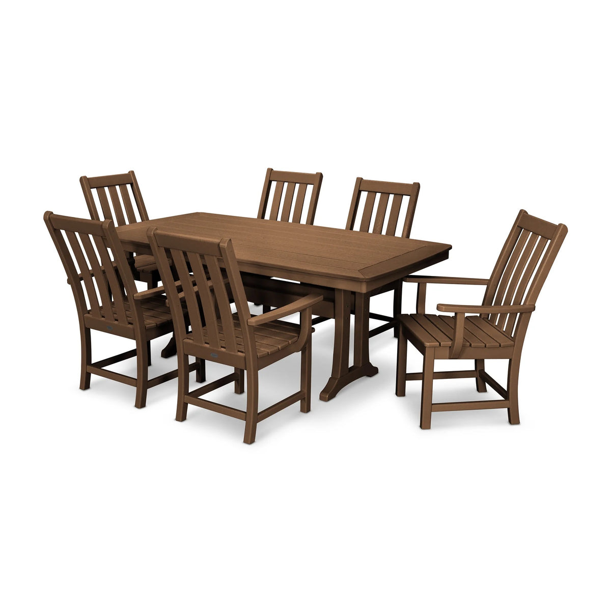 POLYWOOD PWS407-1 Table, 73" Wide - Teak
