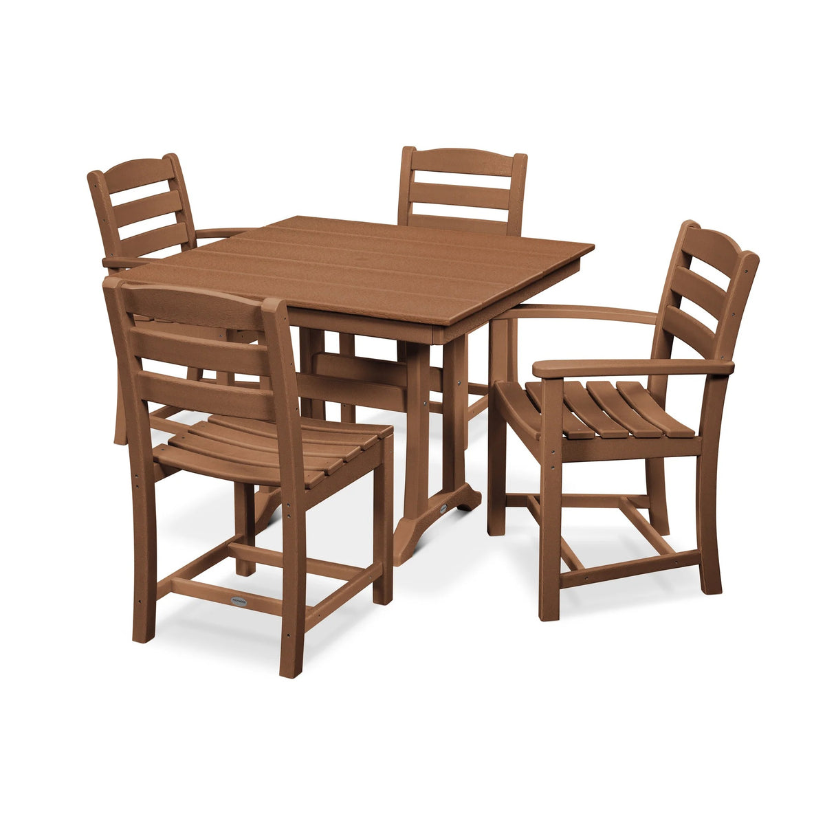 POLYWOOD PWS436-1 Table, 37 5/8" Wide - Teak