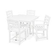POLYWOOD PWS436-1 Table, 37 5/8" Wide - White