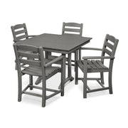 POLYWOOD PWS437-1 Table, 37 5/8" Wide - Gray