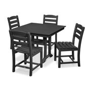 POLYWOOD PWS438-1 Table, 37 5/8" Wide - Black
