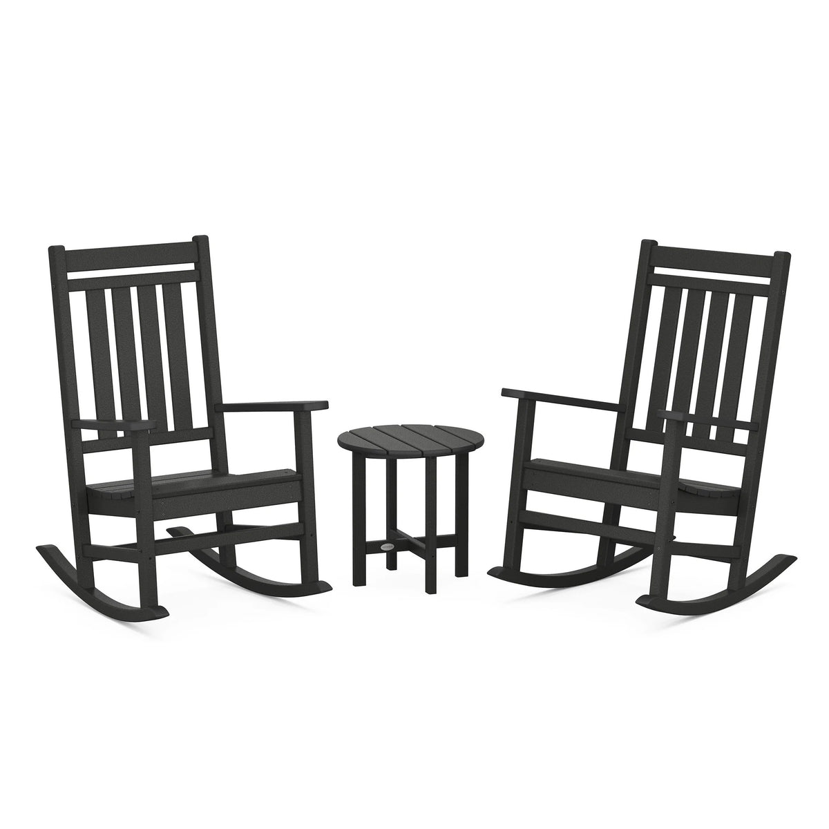 POLYWOOD PWS471-1 Chair Set - Black