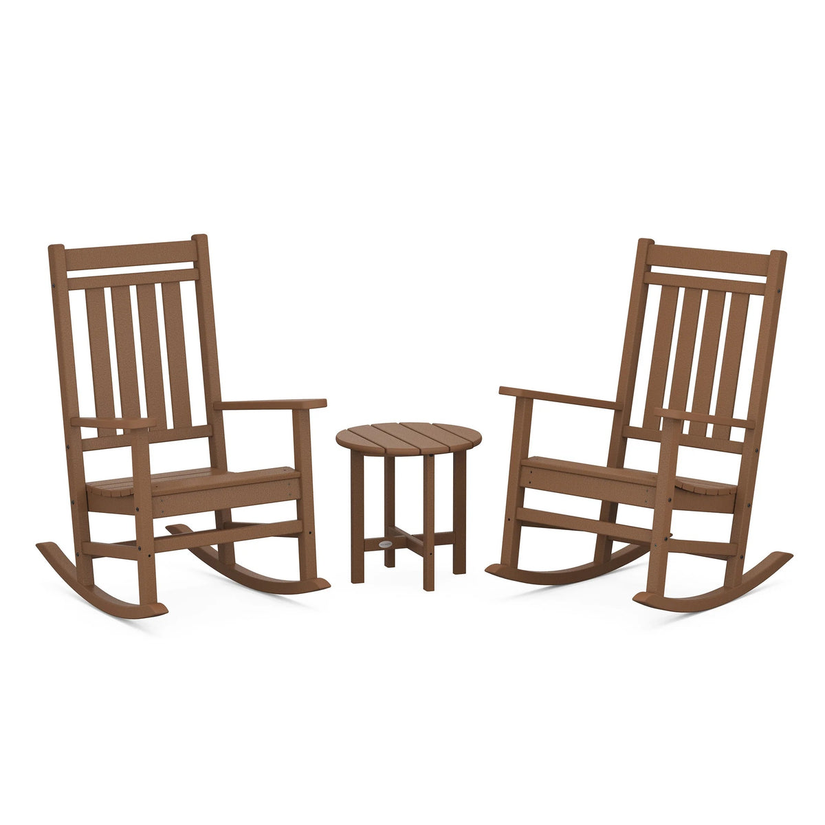 POLYWOOD PWS471-1 Chair Set - Teak