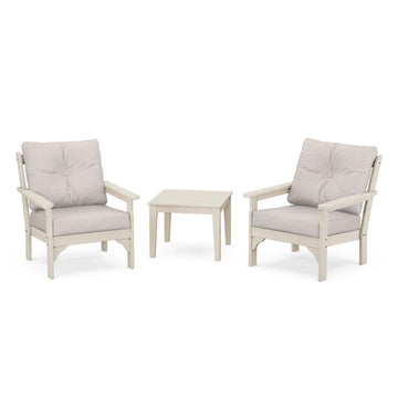 POLYWOOD PWS402-2 Set, 22 1/4" Wide - Mahogany Spiced Burlap