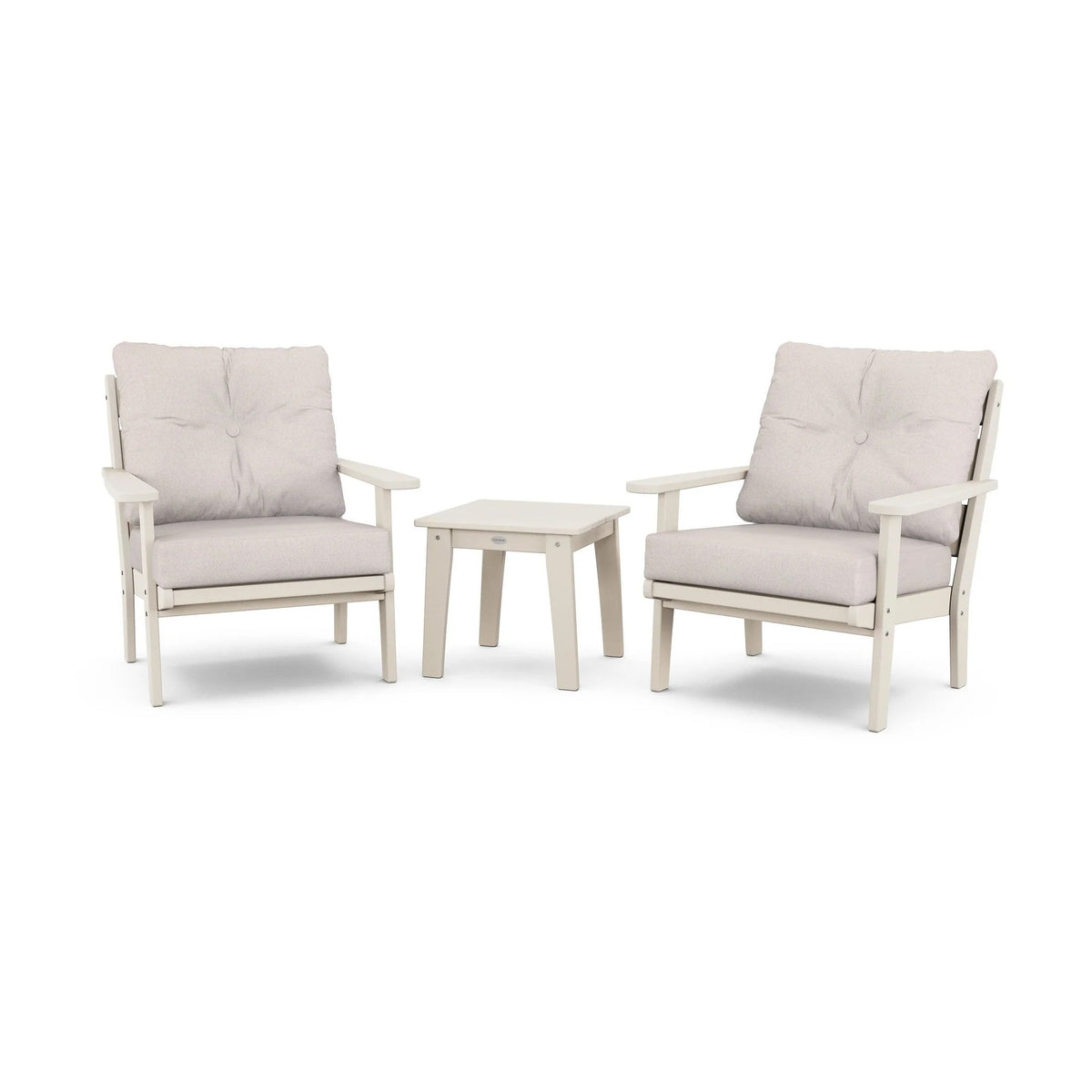 POLYWOOD PWS518-2 Set, 18 1/4" Wide - Mahogany Spiced Burlap