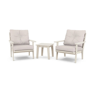 POLYWOOD PWS518-2 Set, 18 1/4" Wide - Mahogany Spiced Burlap