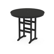 POLYWOOD Table, 48" Diameter - Black