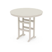 POLYWOOD Table, 48" Diameter - Sand