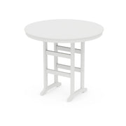 POLYWOOD Table, 48" Diameter - White