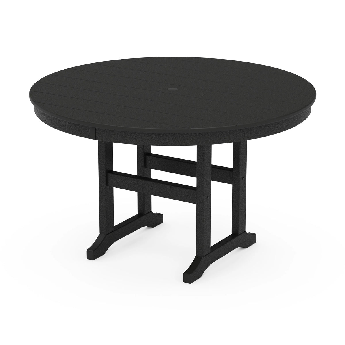 POLYWOOD Table, 48" Diameter - Black