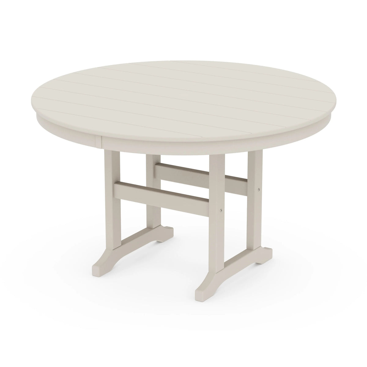 POLYWOOD Table, 48" Diameter - Sand