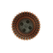 Onfloor Technologies 497037 Nylon Deck Brush, 6 1/2" Diameter, Brown, 3/Pack - photo 2