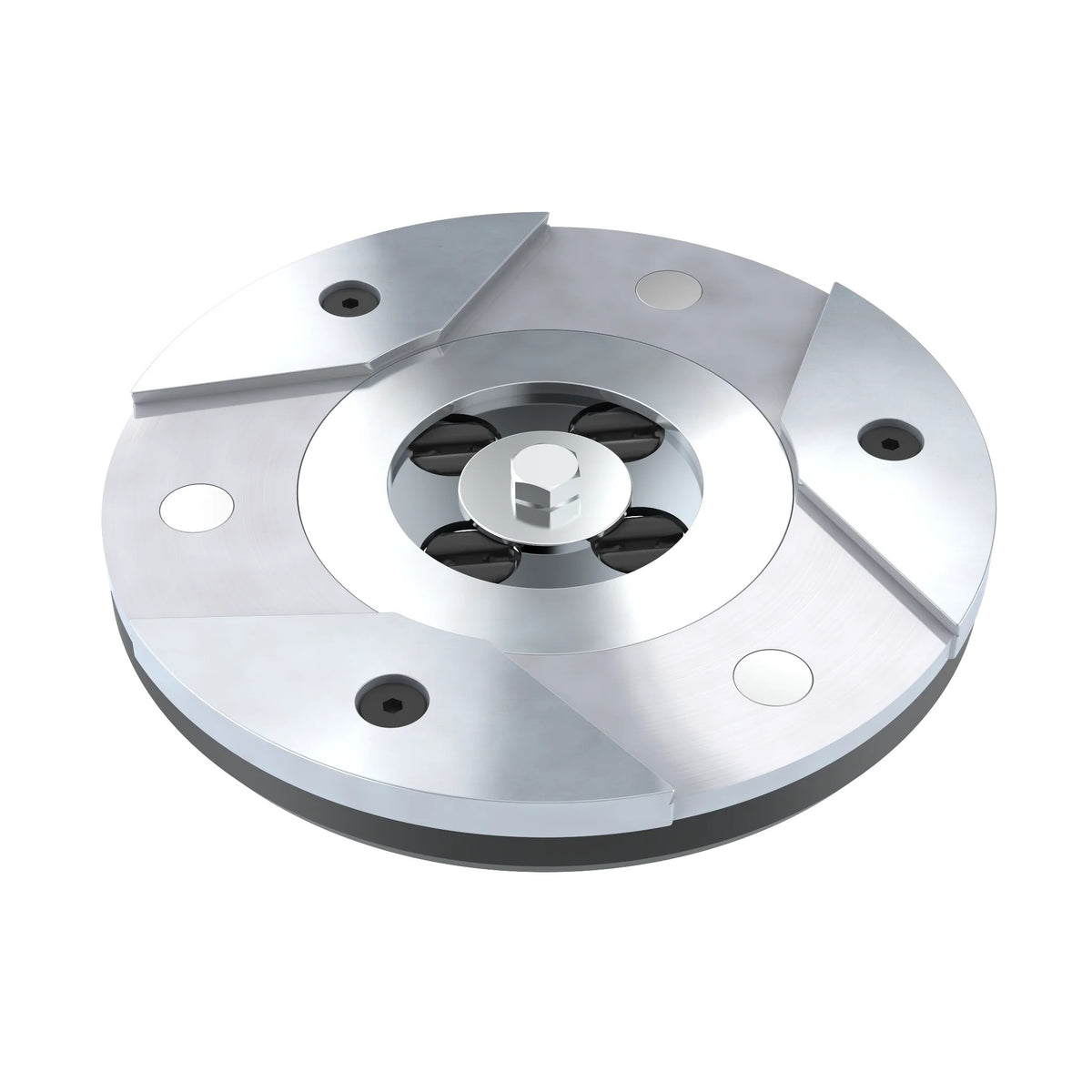 Onfloor Technologies 611050 Receiver Plate, 9" Diameter, Silver - Default Title