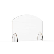 Rosseto Avant Guarde Acrylic Sneeze Guard, Clear - 24" x 4 11/16" x 15 1/2"