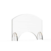 Rosseto Avant Guarde Acrylic Sneeze Guard, Clear - 24" x 4 11/16" x 15 1/2"