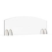 Rosseto Avant Guarde Acrylic Sneeze Guard, Clear - 48" x 4 11/16" x 15 1/2"