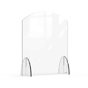 Rosseto Avant Guarde Acrylic Sneeze Guard, Clear - 24" x 8" x 28"