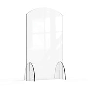 Rosseto Avant Guarde Acrylic Sneeze Guard, Clear - 24" x 10" x 40"