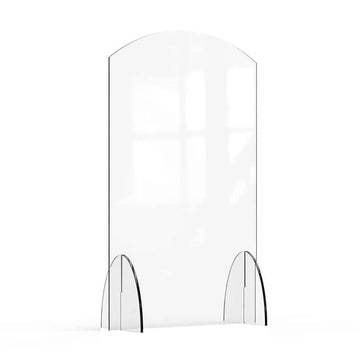 Rosseto Avant Guarde Acrylic Sneeze Guard, Clear - 24" x 10" x 40"