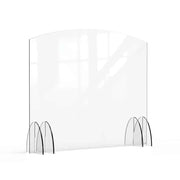 Rosseto Avant Guarde Acrylic Sneeze Guard, Clear - 48" x 10" x 40"