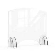 Rosseto Avant Guarde Acrylic Sneeze Guard, Clear - 48" x 10" x 40"