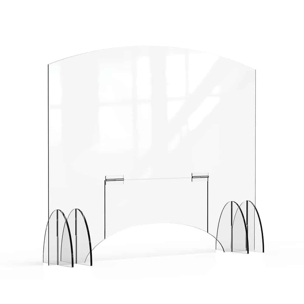 Rosseto AG020 Avant Guarde Acrylic Sneeze Guard, 48" Wide, Clear - Default Title