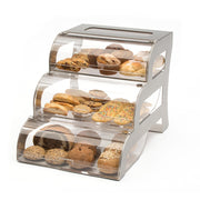 Rosseto Bakery Display Case, 15 1/2" High - Silver